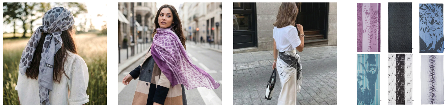 colorful animal print scarves
