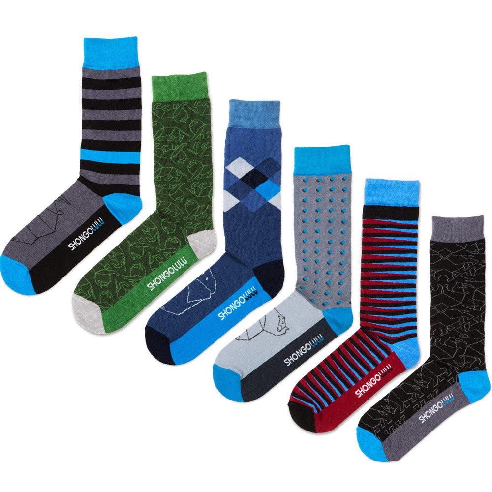 6 Pair Ultimate Tall Sock Set - Shongolulu