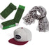 Big Cat Bundle Green Lion Print Socks Leopard Print Scarf & Cheetah Baseball Cap - Shongolulu