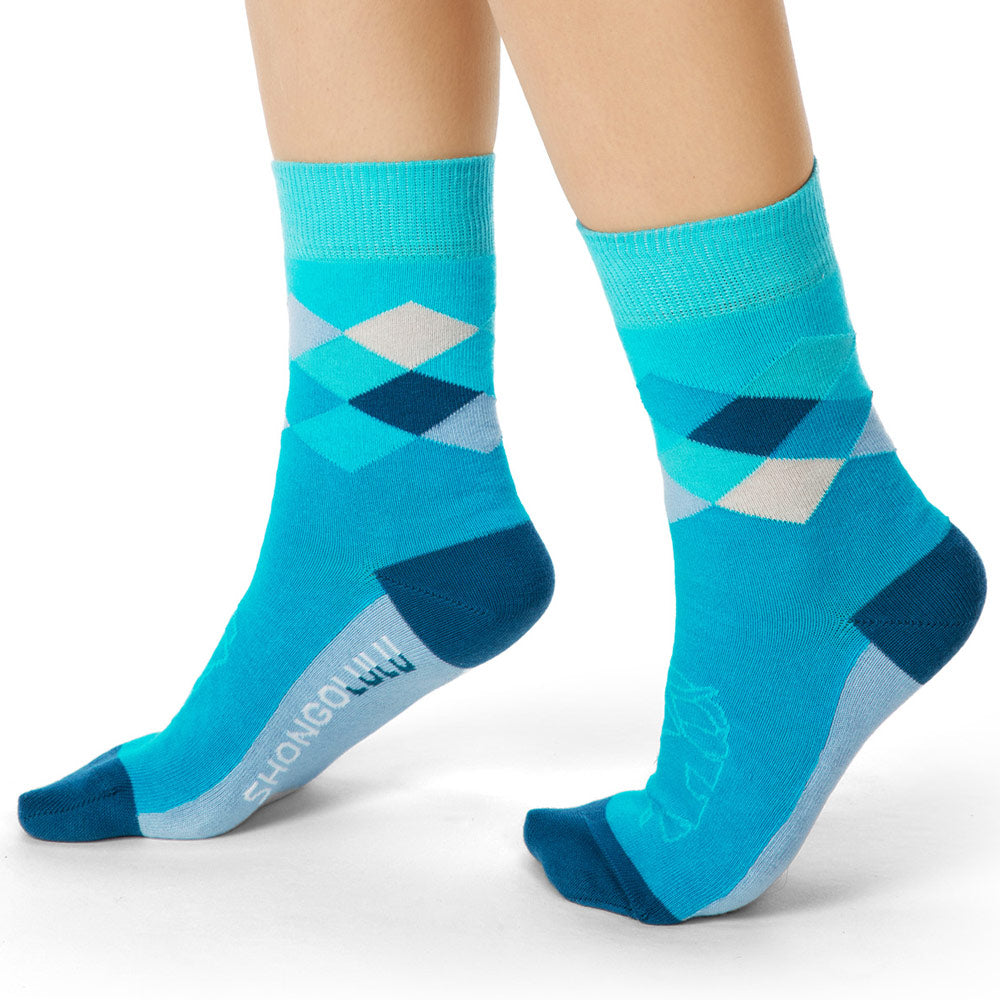 6 Pair Ultimate Colorful Crew Sock Set - Shongolulu