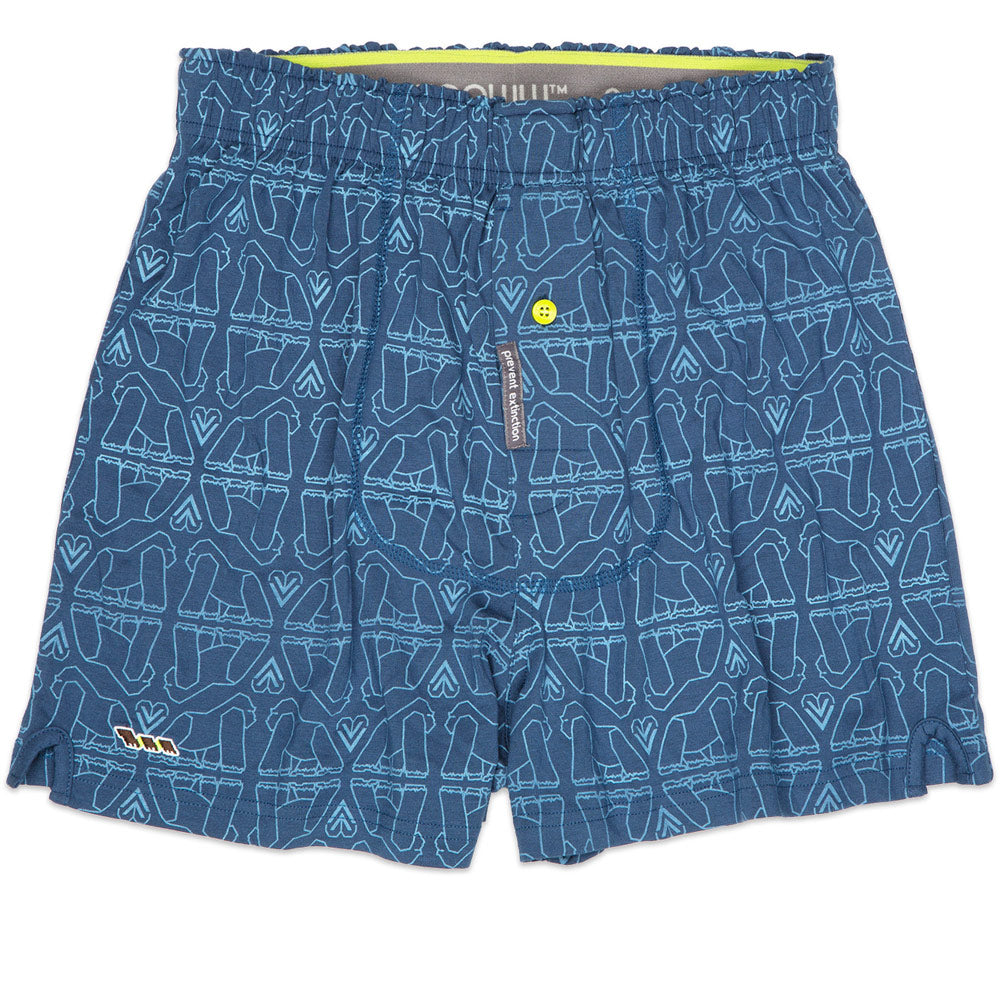 Gorilla Print Blue Boxer Shorts - Shongolulu