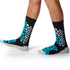 Cheetah Pattern Teal Socks 