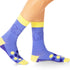 Elephant Blue & Yellow Spots Crew socks