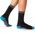 Rhino Pattern Black & Blue Tall Socks