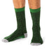 Lion Print Green Socks for Men & Boys