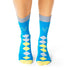 Rhino Argyle Socks in Blue Yellow & Grey for Women & Girls