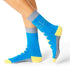 Rhino Argyle Socks in Blue Yellow & Grey for Women & Girls