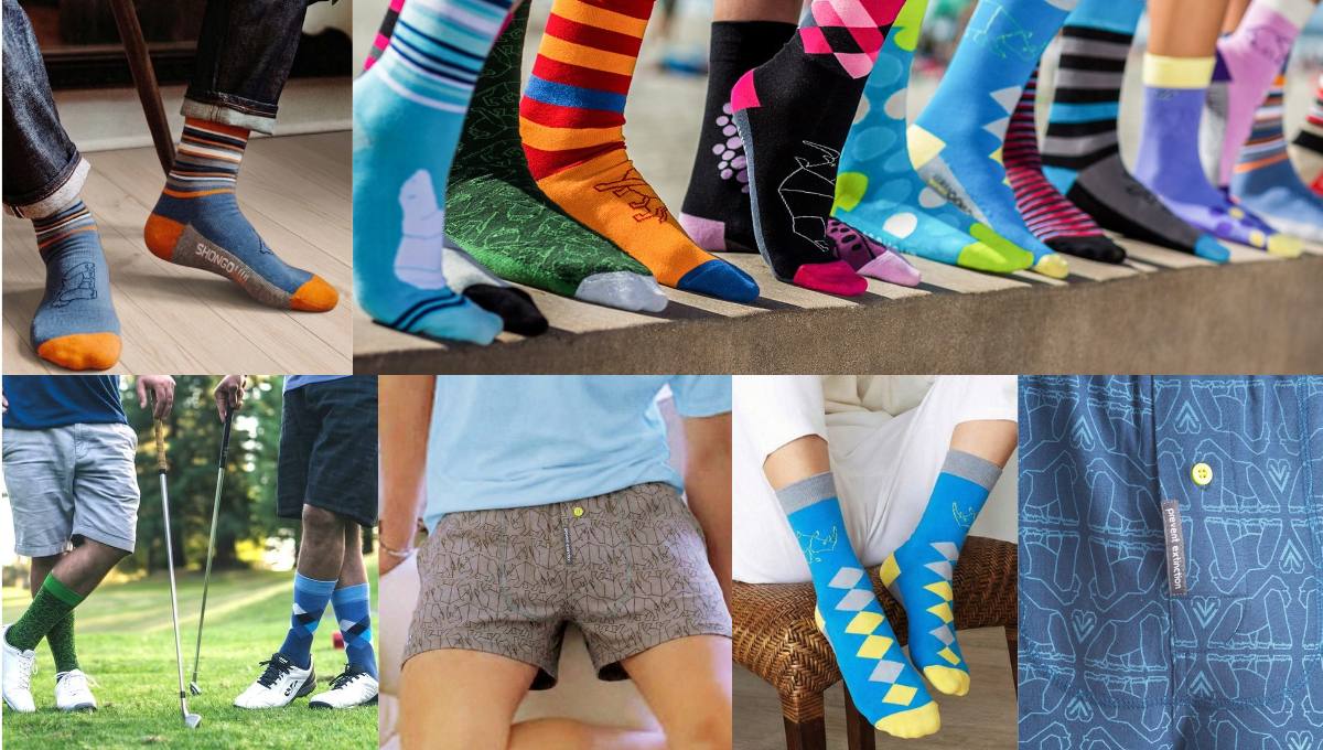 Shongolulu socks and boxer shorts wildlife apparel for all ages