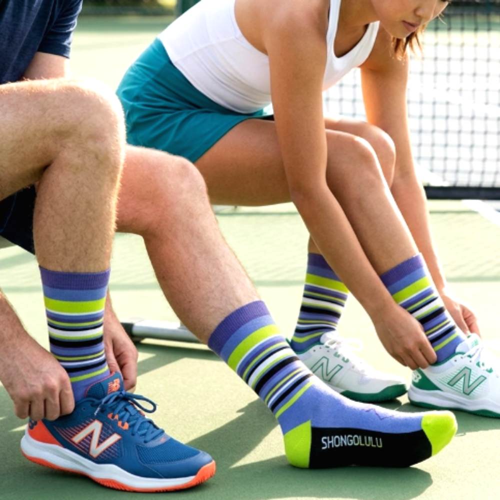 His & Hers Rhino Print Tall & Crew Matching Sock Set