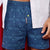 Gorilla Print Blue Boxer Shorts shown with a white button down shirt
